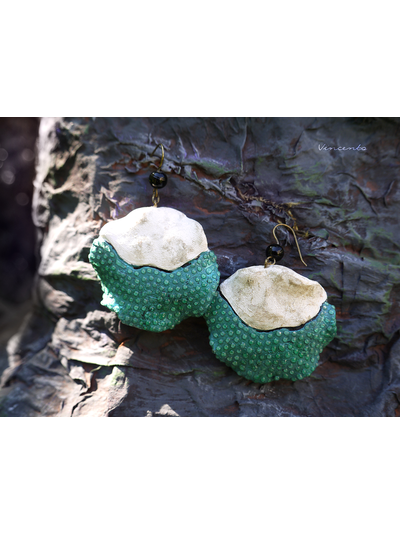 Сказки братьев Гримм. Круглые серьги в стиле фэнтези из коллекции волшебных украшений Винсенто