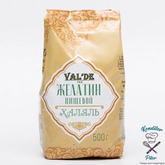 Желатин гранулированный VAL'DE халяль 180 bloom, 500 гр
