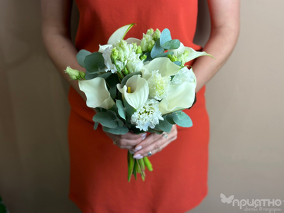 Букет невесты & Бутоньерка №1302