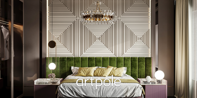 Гипсовая панель BARCODE 2 артикул M-0054-2