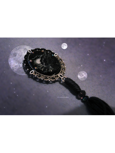 Брошь в винтажном стиле "От второй звезды направо..."