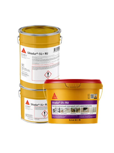 Двухкомпонентный эпоксидный клей и ремонтный состав Sikadur®-31+ RU
