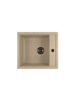 Мойка из искусственного мрамора MIXLINE ML-GM28 прямоугольная отверстие справа 445*500*190мм