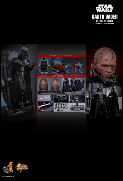 ПРЕДЗАКАЗ - Дарт Вейдер (Делюкс версия) (Звездные Войны, Star Wars)  - Коллекционная ФИГУРКА 1/6 Darth Vader (Deluxe Version) (MMS811) - Hot Toys ?ЦЕНА: 69300 РУБ.?