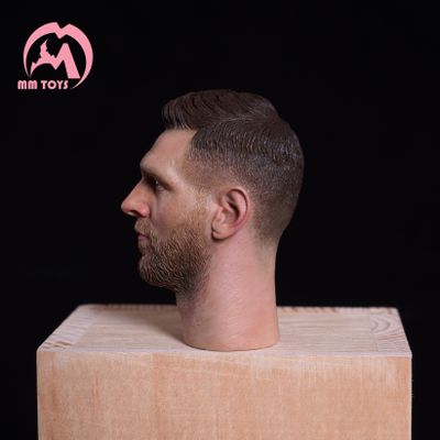 Скульпт с шеей (Лионель Месси) - 1/6 Messi head sculpture (MM003) - MM TOYS