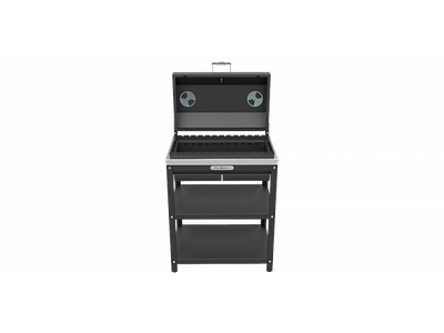 Стол-гриль с решёткой из нержавеющей стали