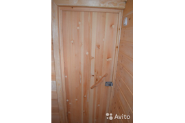 Банная дверь сосна клиновая
