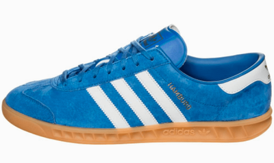 Adidas Hamburg (Голубые с белым)