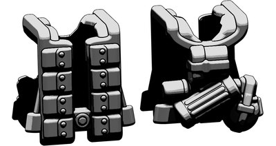 BrickArms German Paratrooper Vest - Black | Жилет немецкого парашютиста (черный)