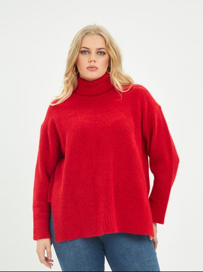 Кофта с длинным рукавом большого размера