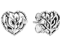 Серебряные серьги пусеты-гвоздики PANDORA 297085