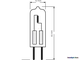 Osram Halostar 64429 PRO 25w 12v GY6.35