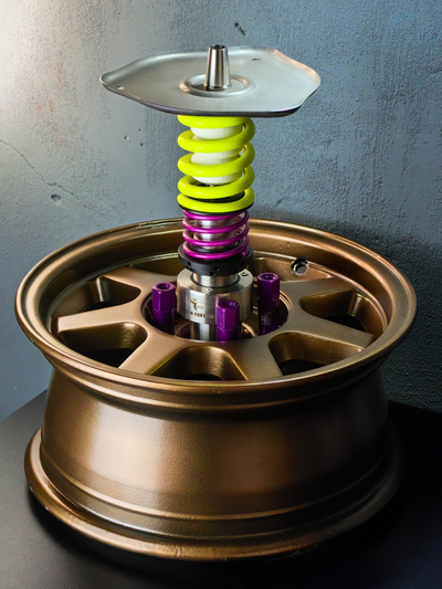 HOOKWHEELS NEON LIME-VIOLET | BRONZE