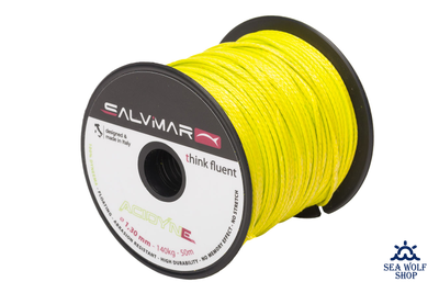 Линь 1.3мм Salvimar ACTIVE DYNEEMA желтый 140кг, за 1м