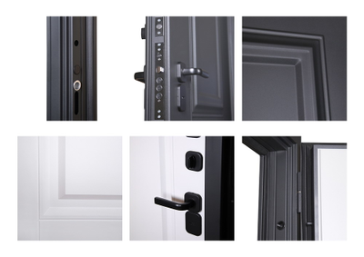 Стальная дверь   Азурит (терморазрыв 3к). Заказная модель.