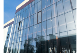 Остекление фасада производственного здания