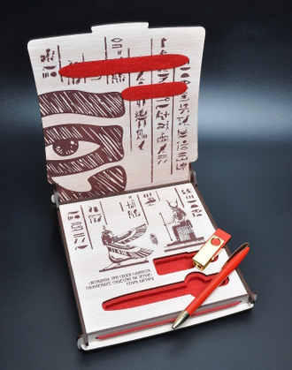 Набор "Секреты Клеопатры" (ручка, флешка) - арт.ev1149.1