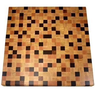 Mixed Species End-Grain Butcher Block