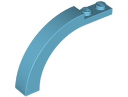 Arch 1 x 6 x 3 1/3 Curved Top, Medium Azure (6060 / 6258072)
