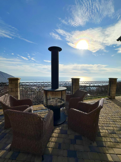 Уличный камин модель VV