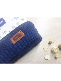 Шарф-палантин шеврон, логотипы, упаковка, оформление