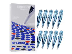 Картриджи для практики DragonHawk Ballpoint for Dotwork Drawing Blue