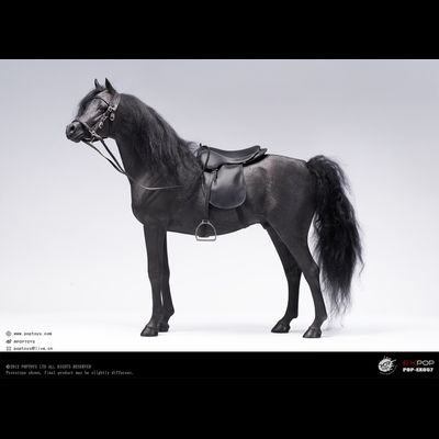 Служебный конь МВД РФ - Коллекционная ФИГУРКА 1/6 Russian Police Force Horse (EX057) - POPTOYS