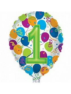 Фольгированный шар с рисунком 18 дюймов (45 см)