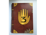 Дневник номер три - мягкий переплет, пружина, цветные картинки НА АНГЛИЙСКОМ ЯЗЫКЕ (картинки из мультфильма)+белые страницы