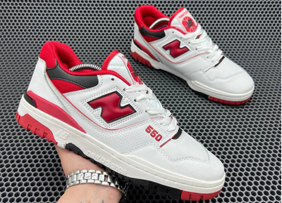 New Balance 550 White Team Red