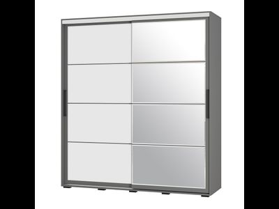 Шкаф-купе Крафт-6 (лдсп) (Графит), Ш1962хВ2176хГ59 мм