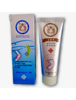 Крем для тела массажный с глюкозамином и омега Nadam Tiger Massage Cream GlucoAid & Omega-3 (100 мл)