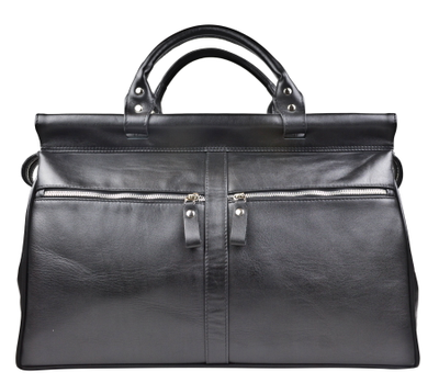 Кожаный саквояж Veano Premium black (арт. 4004-51)