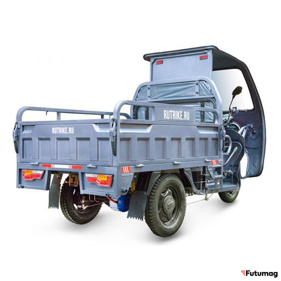 Грузовой электротрицикл Rutrike Глобус 1500 60V1000W серый