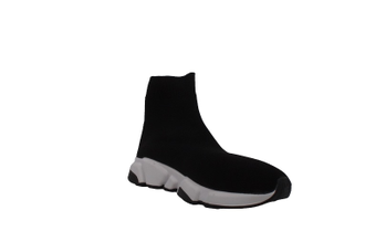 Кроссовки-носки Balenciaga Speed со шнуровкой черные