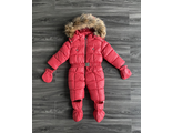 М.17 - 7 Комбинезон Moncler слитный  красный (74)