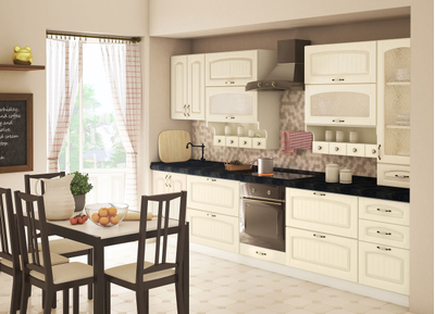 Композиция модульной кухни Равенна Фаби(Ваниль)