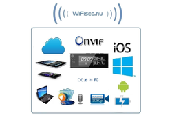 IP видеоняня WiFi (Настольные часы - информатор качества воздуха, охранная видеокамера) с аккумулятором и с DVR, Full HD 1 Mp