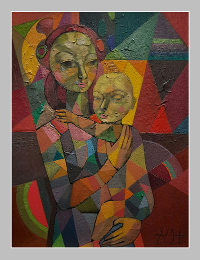 Материнство. 2016. Холст, масло. 80Х60