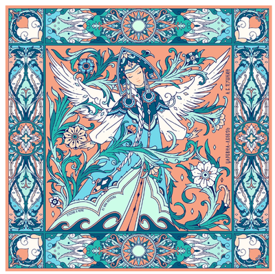 Платки "Русские в моде" в ассортименте