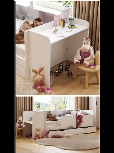 Руна КР 01 Кровать универсальная Белый/Белый