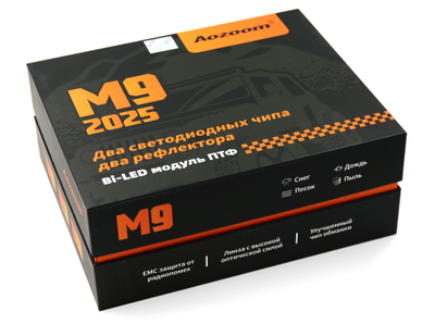 Билед ПТФ модули Aozoom M9 2025 3.0 дюйма, универсальное крепление, 5500K, 12V, 35W/50W