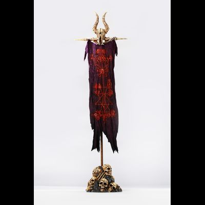 Шаманское знамя Смерти - КОЛЛЕКЦИОННАЯ ДИОРАМА 1/6 Bloody Shaman Aphaia Dead flag (WH003) - POPTOYS