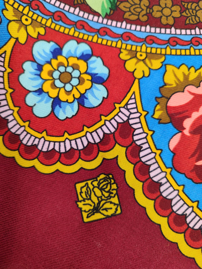 Павловопосадский платок Времена года. Лето 707-6