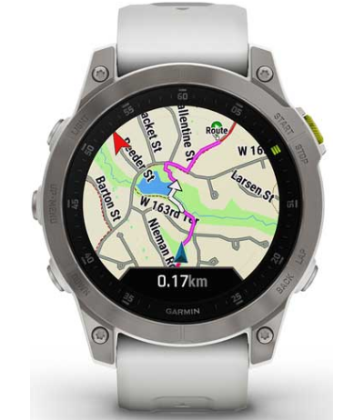 Умные часы Garmin EPIX gen 2 Sapphire, титановый белый