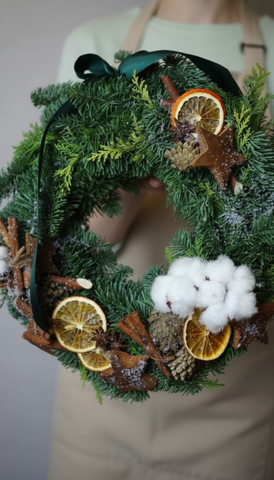 Венок новогодний № 1122