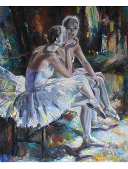 Картина Балерины перед премьерой Круглова Ирина