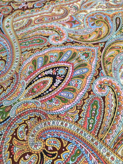 Павловопосадский платок Терем расписной 1810-2