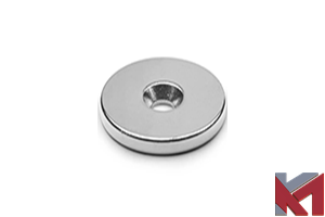 Неодимовый магнитный диск 25х5 с зенковкой 10х5.5