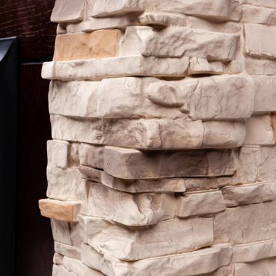 Угловой электрокамин Dublin Rock AO с очагом 3D Oregan